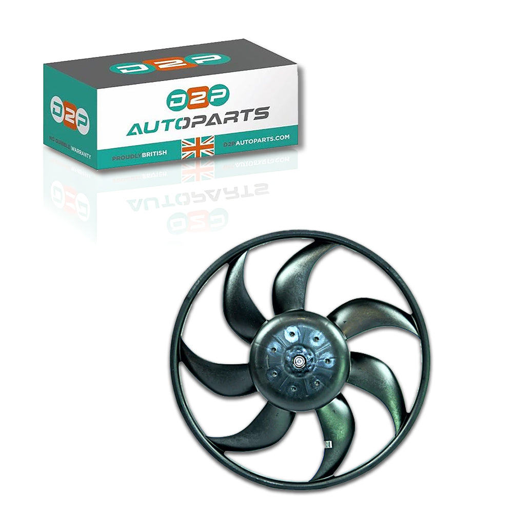 Radiator Cooling Engine Fan for Fiat: Grande Punto, Punto, Punto Evo, Opel: Adam, Corsa, Vauxhall: Adam, Corsa, Corsavan