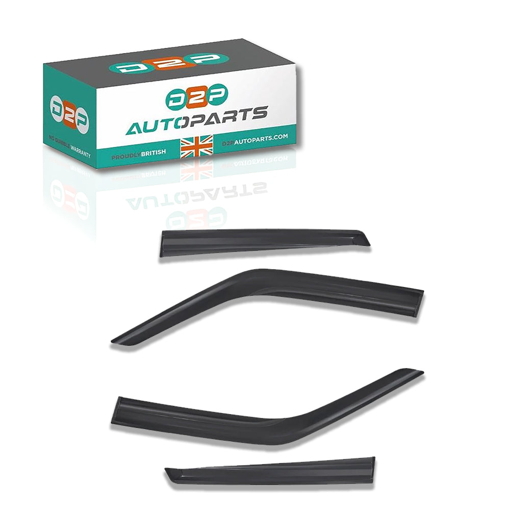 4pcs Of Front & Rear Wind Deflectors for Nissan: Juke 2011-2019 SUV