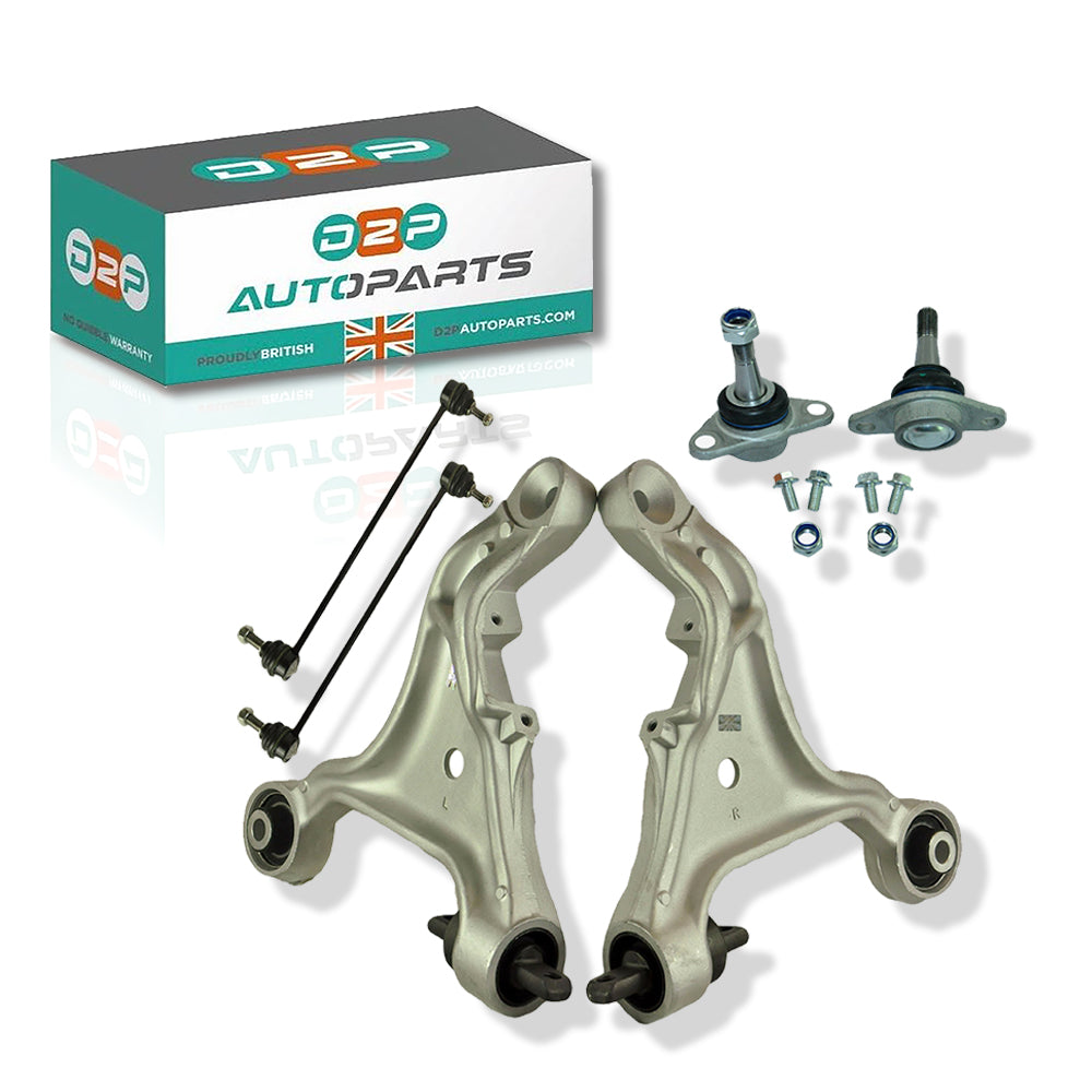Front Lower Suspension Track Control Arms Pair (Lh & Rh) For Volvo S60