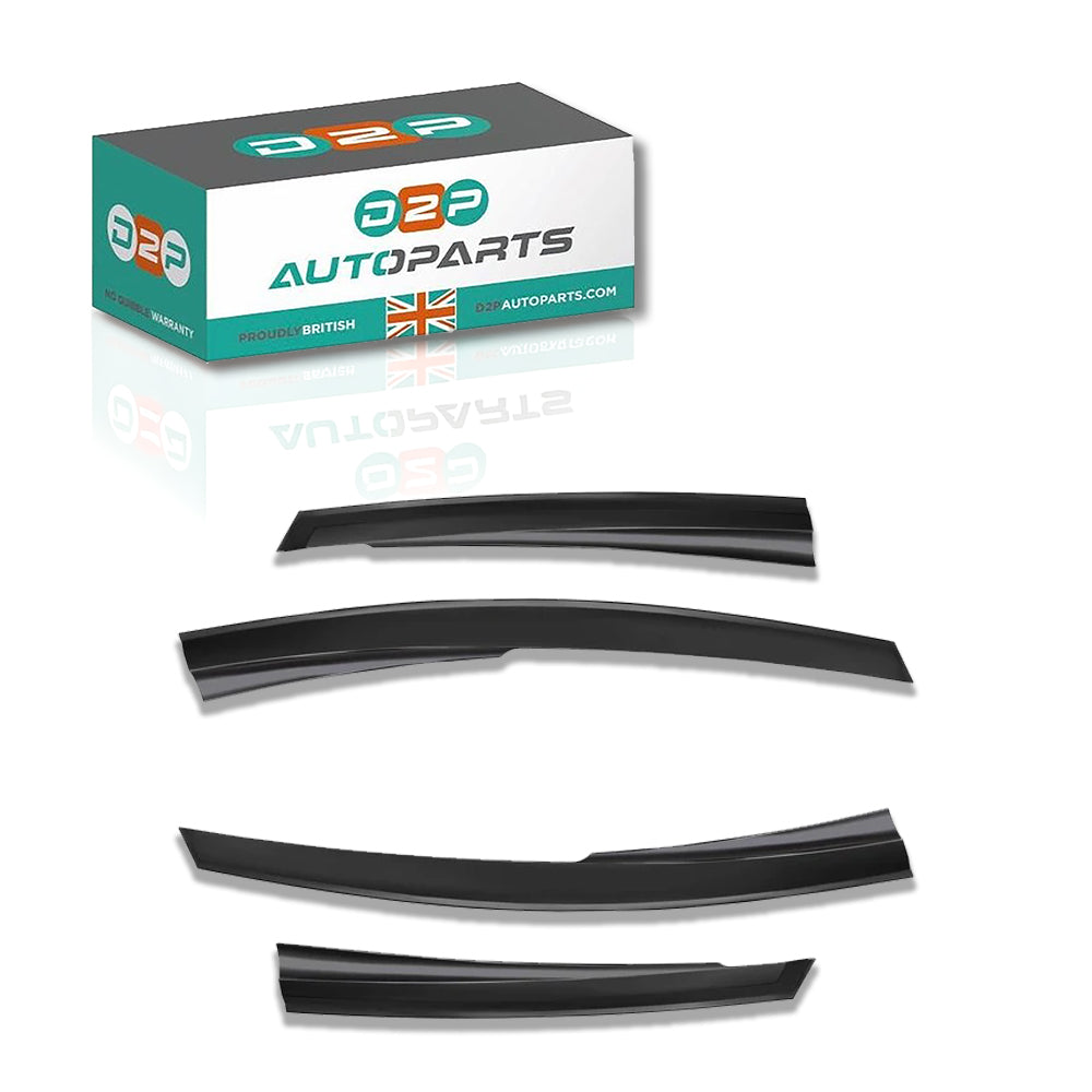 4pcs Of Front & Rear Wind Deflectors for Ford: Fiesta