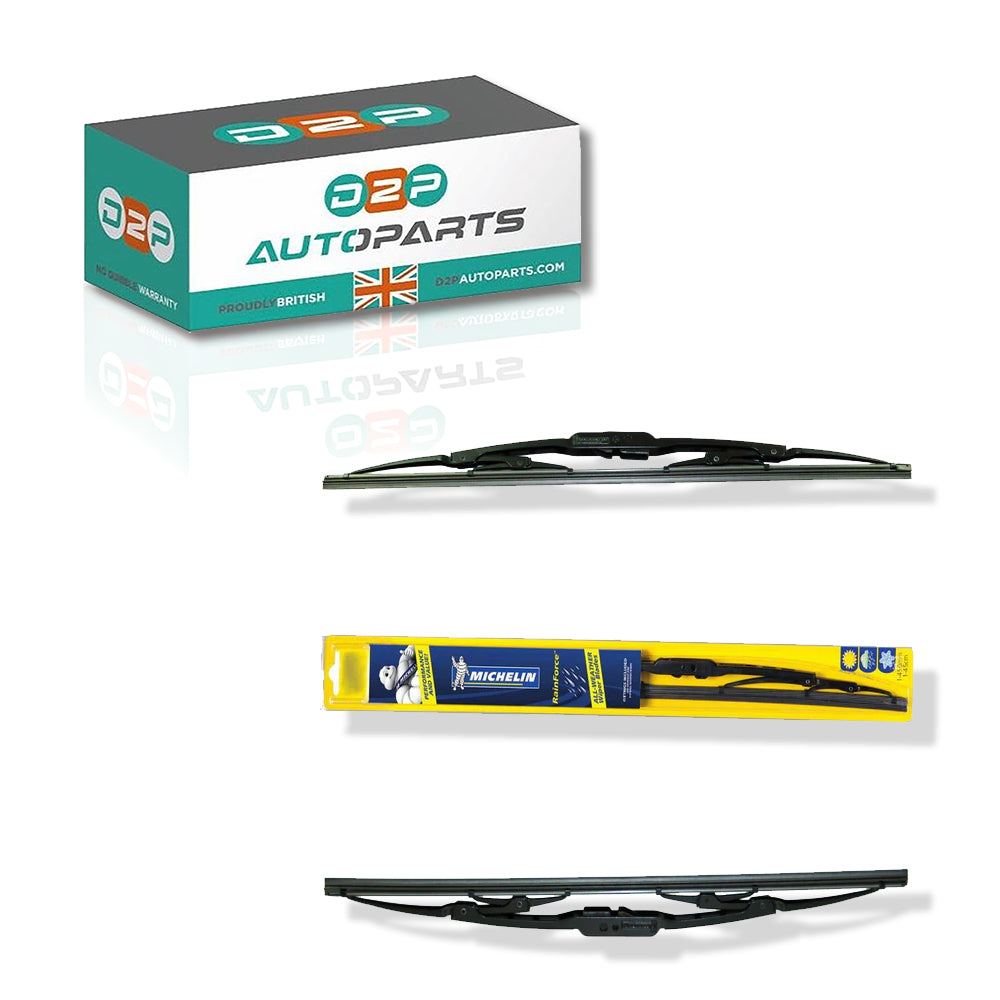 Michelin Rainforce Traditional Front Wiper Blades Pair Of 430Mm/17″