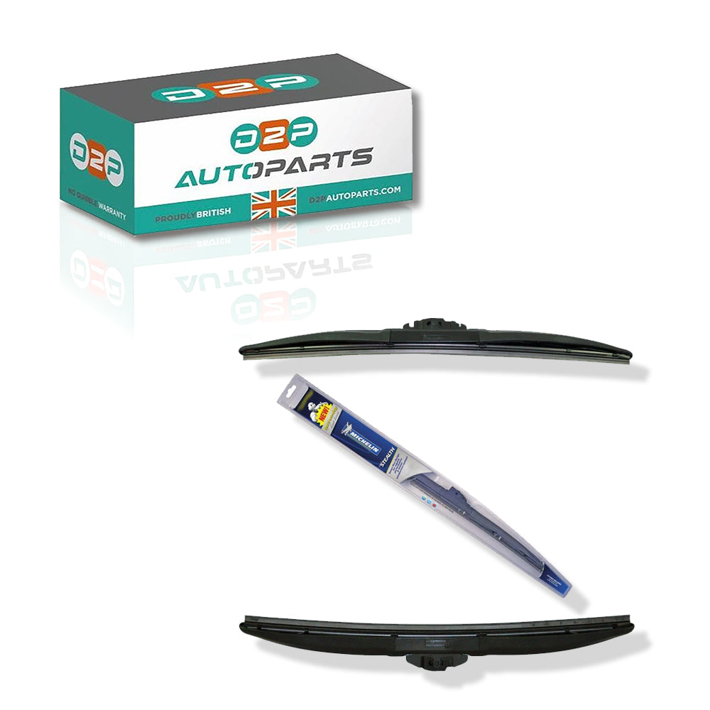 Genuine Michelin Stealth Hybrid Front Wiper Blades Pair 400Mm/16” + 480Mm/19”