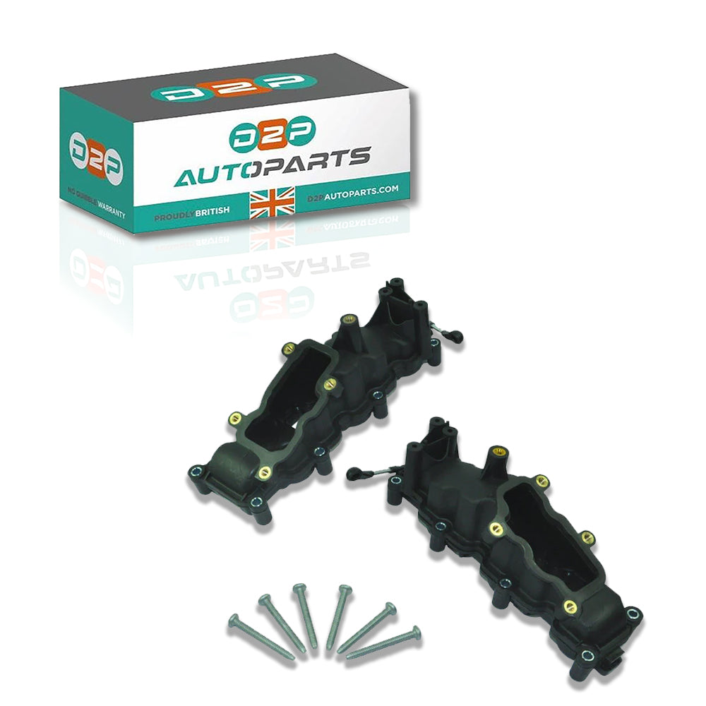 Pair Of Intake Manifolds (Left & Right Sides) For Audi, VW, and Ford