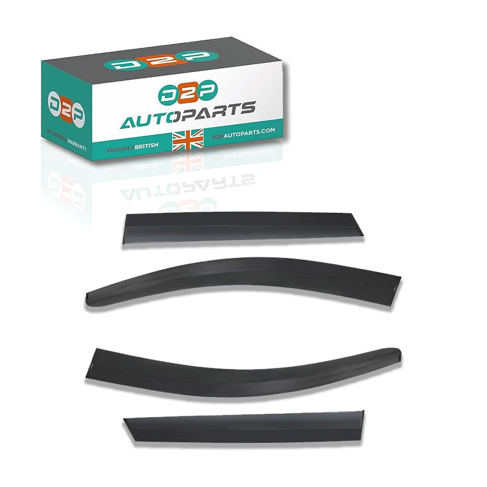 4pcs Of Front & Rear Wind Deflectors for Nissan: Qashqai 2014-2021