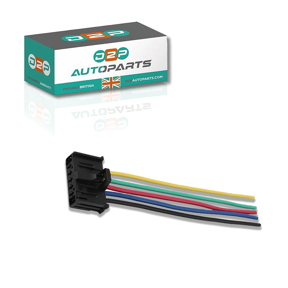 Heater Blower Motor Resistor Wiring Loom Plug For Alfa Romeo, Citroen, Fiat, Opel, Peugeot, and Vauxhall
