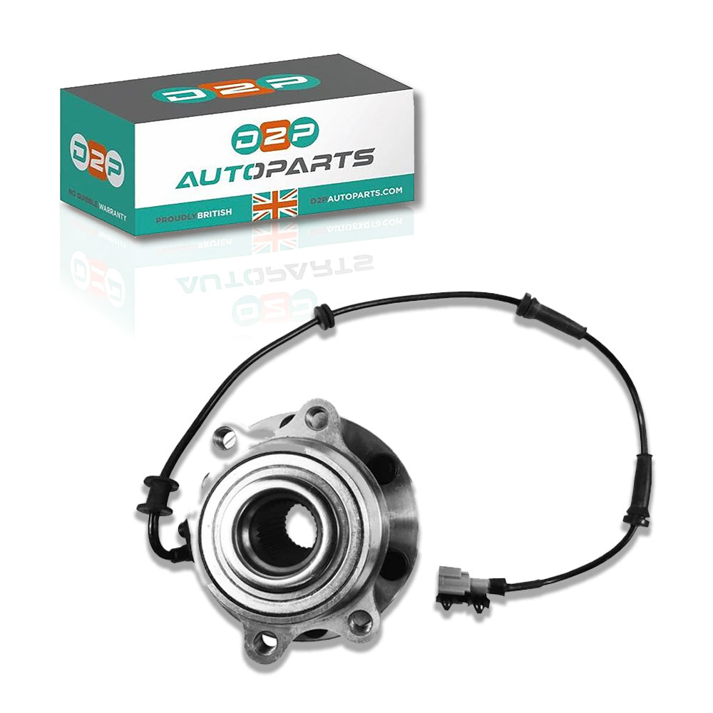Front Hub Wheel Bearing Kit ABS Sensor For Nissan: Navara, Pathfinder, 402025X00A