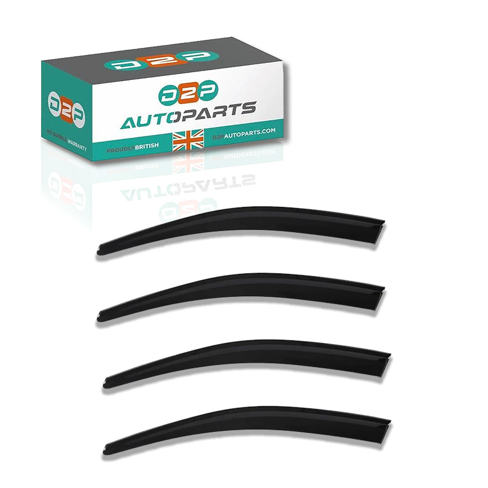 4Pcs Front And Rear Wind Deflectors for VW: Passat 2015-2019 SEDAN