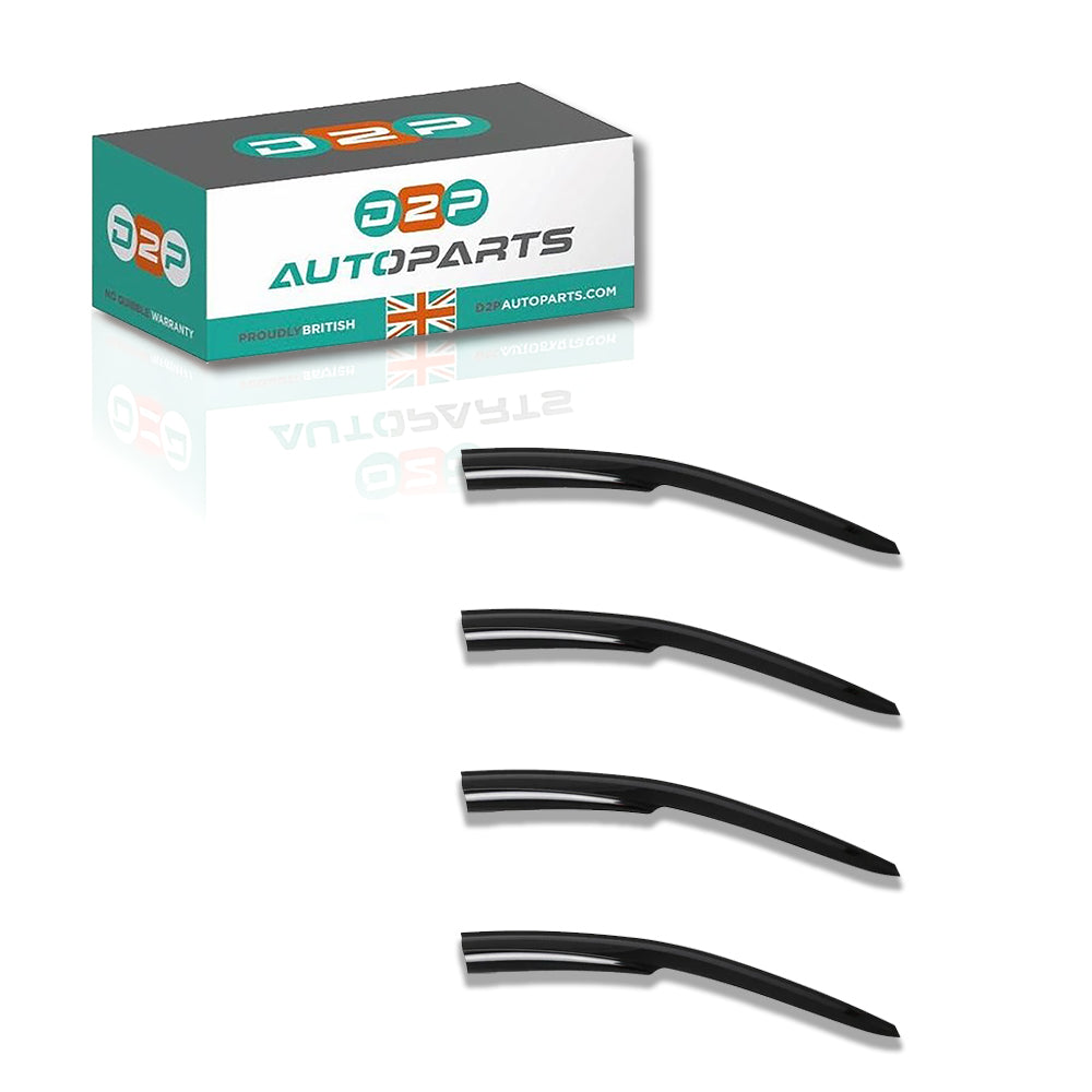 4pcs Of Front & Rear Wind Deflectors for Hyundai: i20 2020- HB 5D