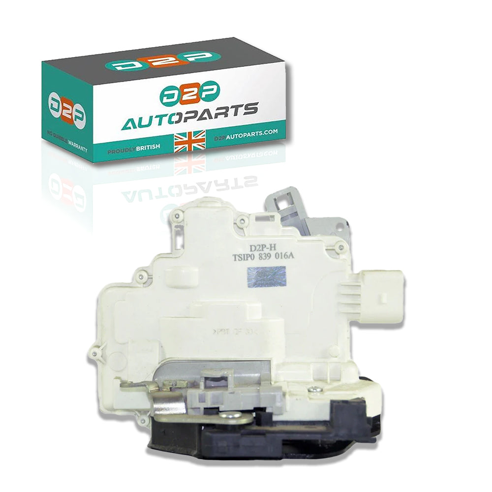 Rear Right Door Lock Latch Catch (7 Pins) For Seat: Altea, Altea XL, Leon, Toledo, VW: Eos 1P0839016A