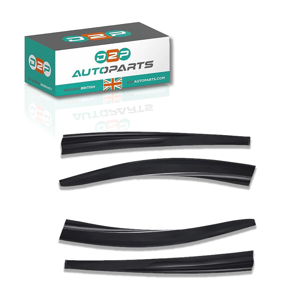 4pcs Of Front & Rear Wind Deflectors for Renault: Megane, Megane CC 2009-2016 SEDAN