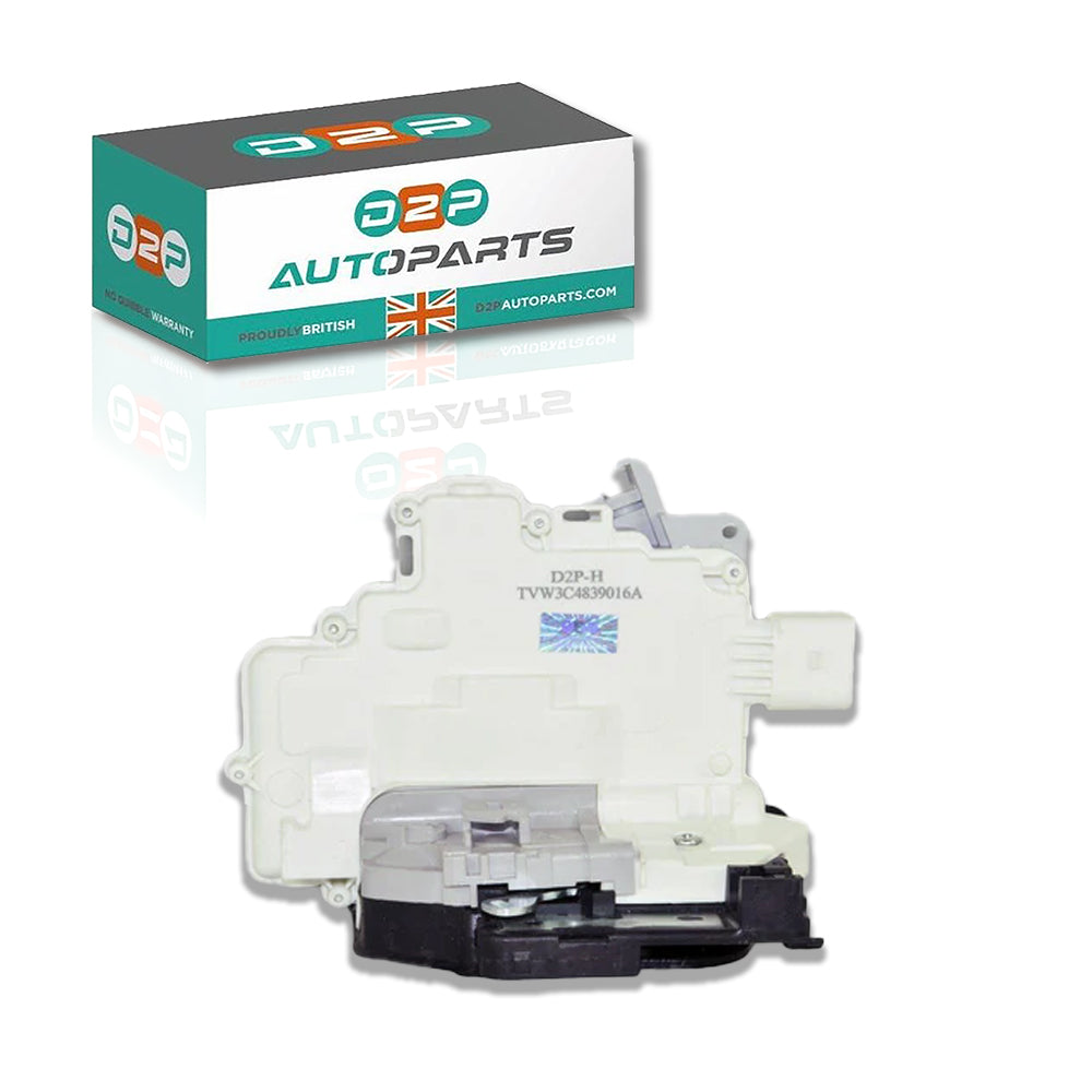 Rear Right Driver Side Door Lock Actuator For Audi, VW, Seat, and Skoda 3C4839016A