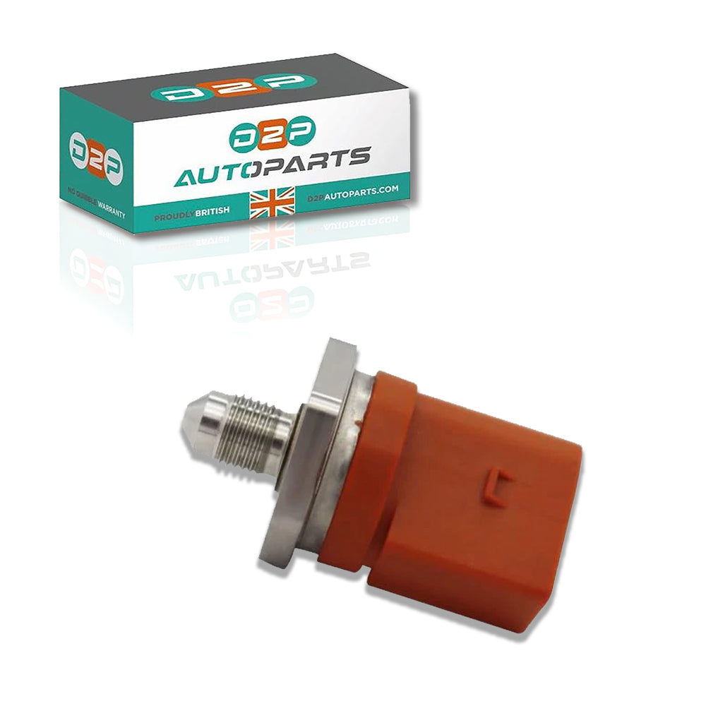 Fuel High Pressure Sensor for Audi: A1, A3, A4, A4 Allroad, A5, A6, A7, A8, Q3, Q5, R8, TT, Seat: Alhambra, Altea, Altea XL, Exeo, Ibiza, Leon, Toledo, Skoda: Fabia, Octavia, Rapid, Roomster, Superb, Yeti,