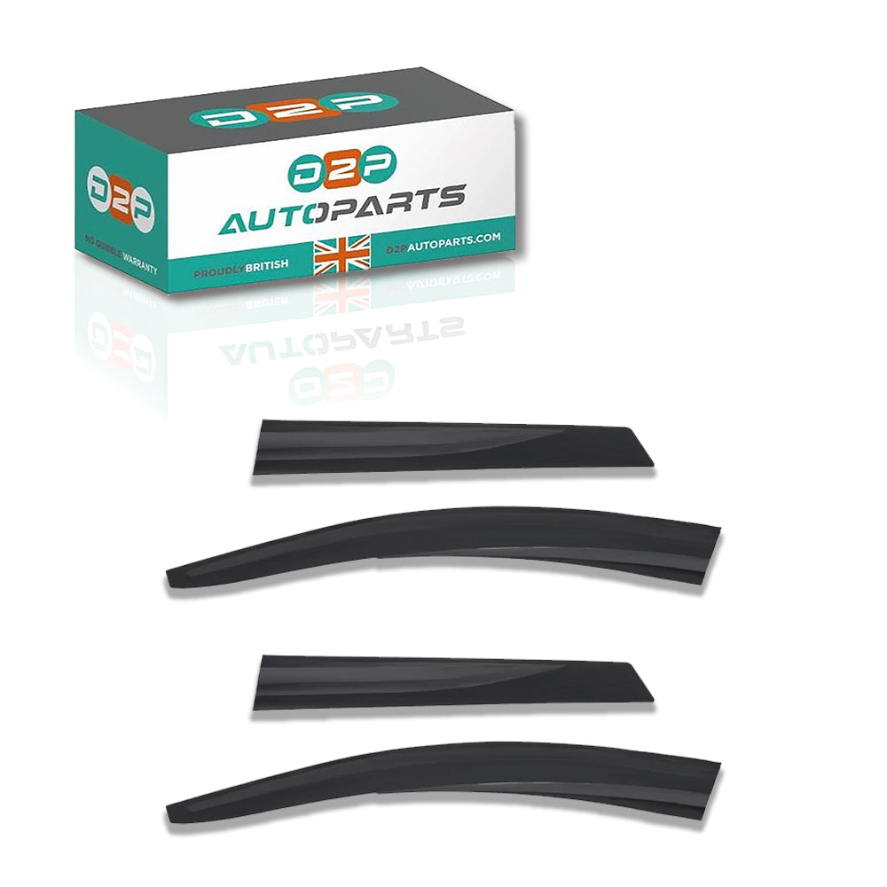 4pcs Of Front & Rear Wind Deflectors for Dacia: Duster 2018- SUV