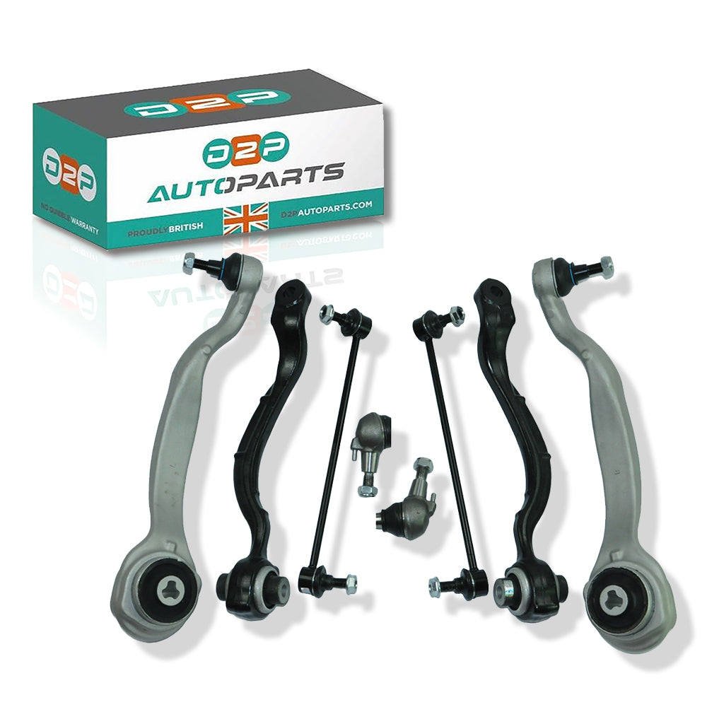 Front Upper Lower Wishbone Control Arms Kit for Mercedes-Benz: E-Class