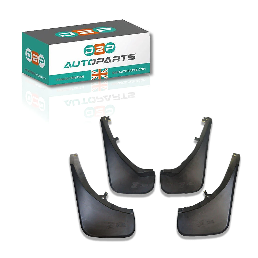 Front & Rear Mudflaps/Mudguards Pack Of 4 For Land Rover: Range Rover