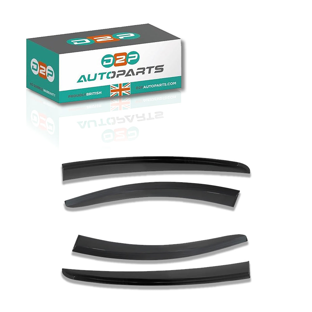 4pcs Of Front & Rear Wind Deflectors for Ford: Focus 2018- HB 5D/ SEDAN