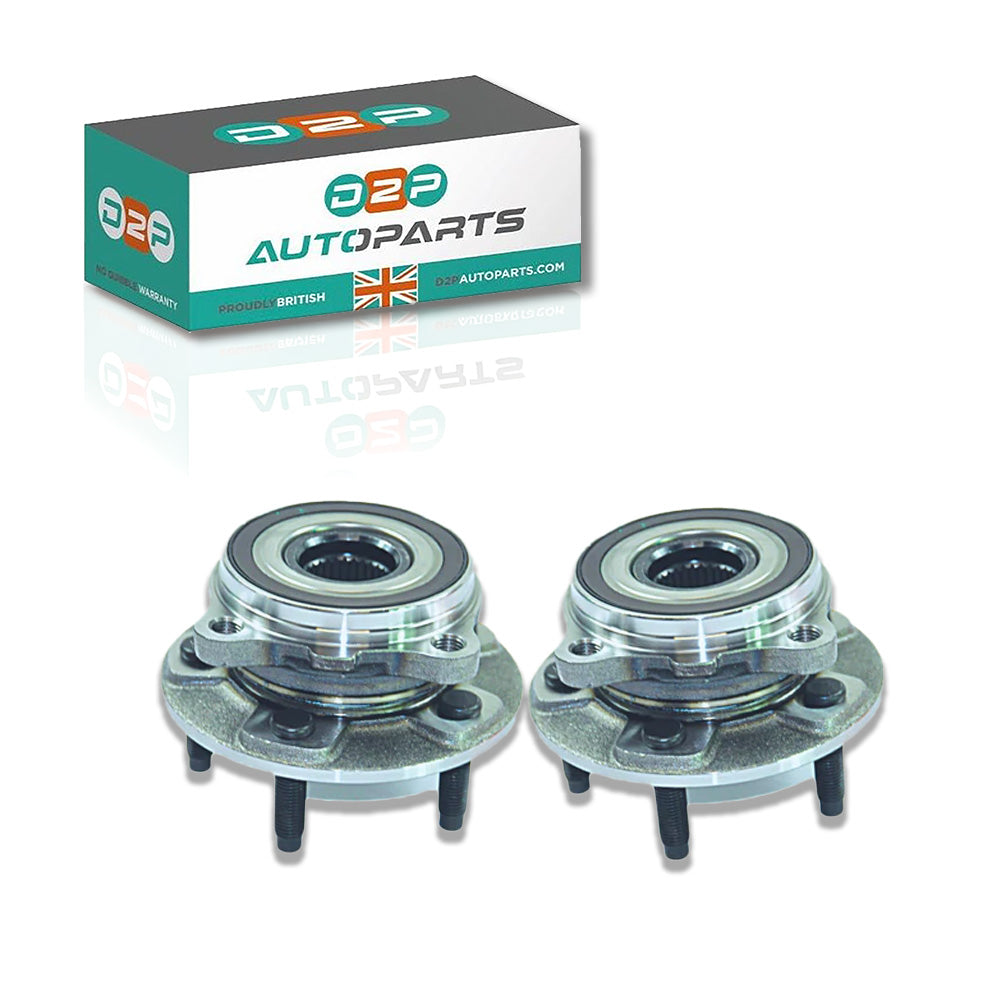 Front Wheel Bearing Hubs Pair for Jaguar: F-Type