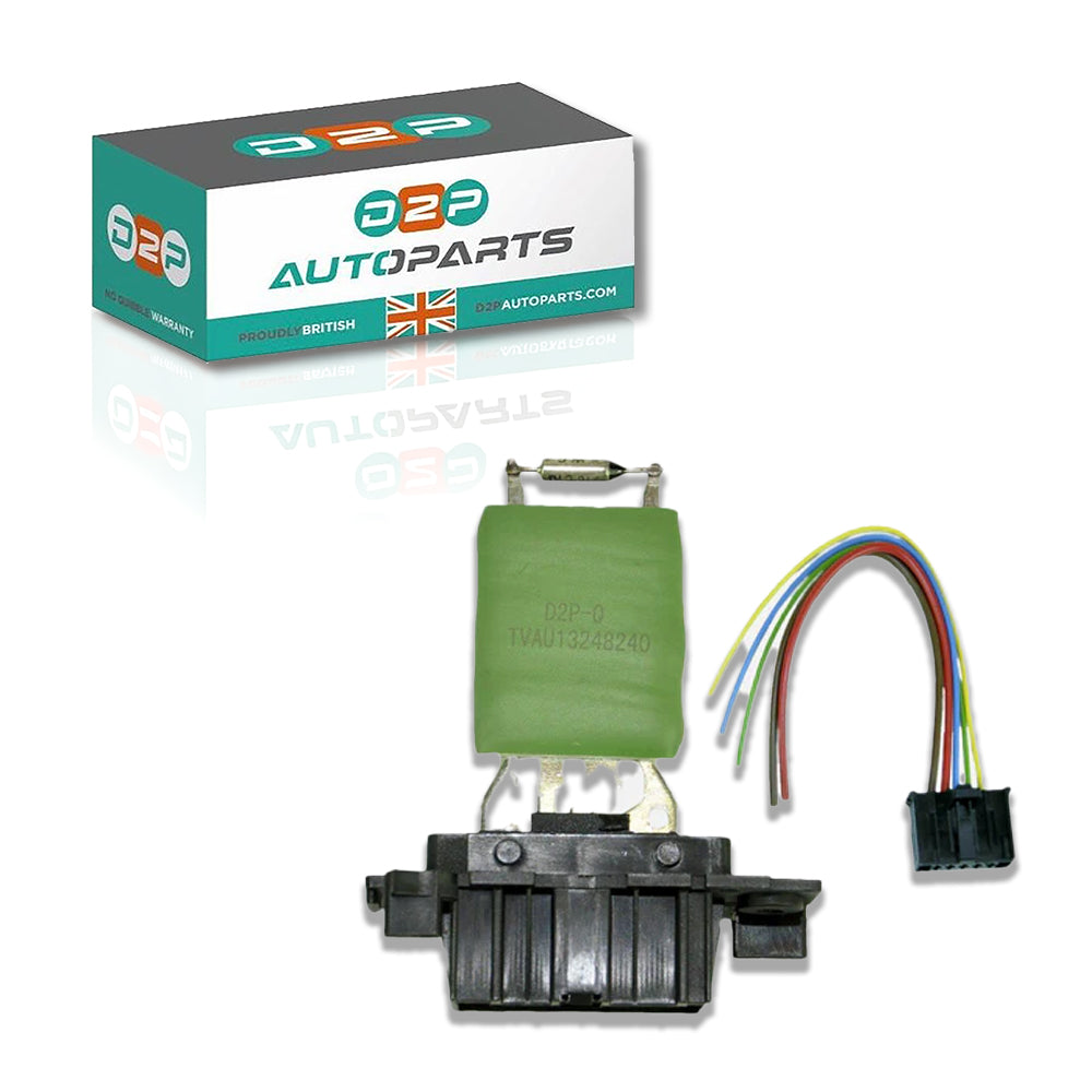 Heater Blower Motor Fan Resistor & Wiring Loom for Alfa Romeo, Fiat, Opel, Vauxhall