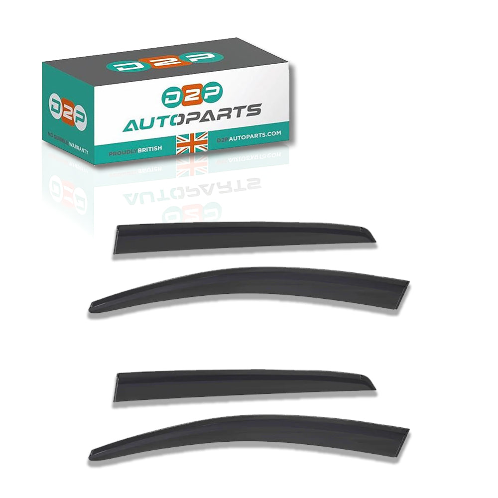 4pcs Of Front & Rear Wind Deflectors for VW: Golf, Golf All track 2013-2019 HB 5D