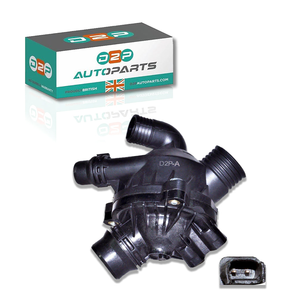 2 Pins Thermostat + Housing (97°C) For Bmw
