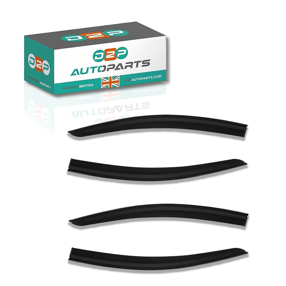 4pcs Of Front & Rear Wind Deflectors for Toyota: Corolla 2019- SEDAN
