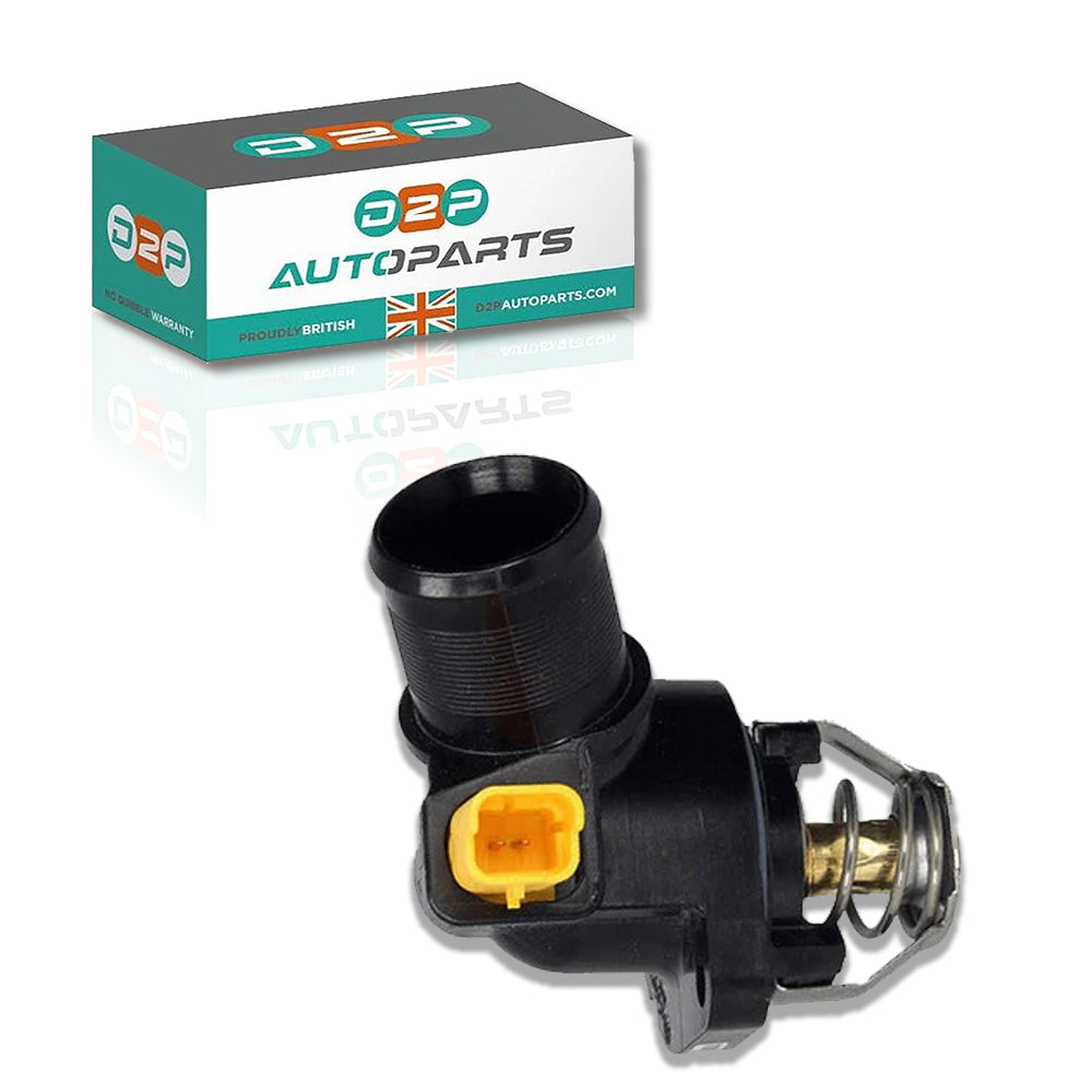 Thermostat With Housing For Citroen C2 C3 I II Nemo Fiat Florino Qubo 1.4 1336Z2 For Citroën: C2, C3, Nemo, Fiat: Fiorino, Qubo, Peugeot: 1007, 206+, 207, 207 Sw, Bipper, Bipper Tepee