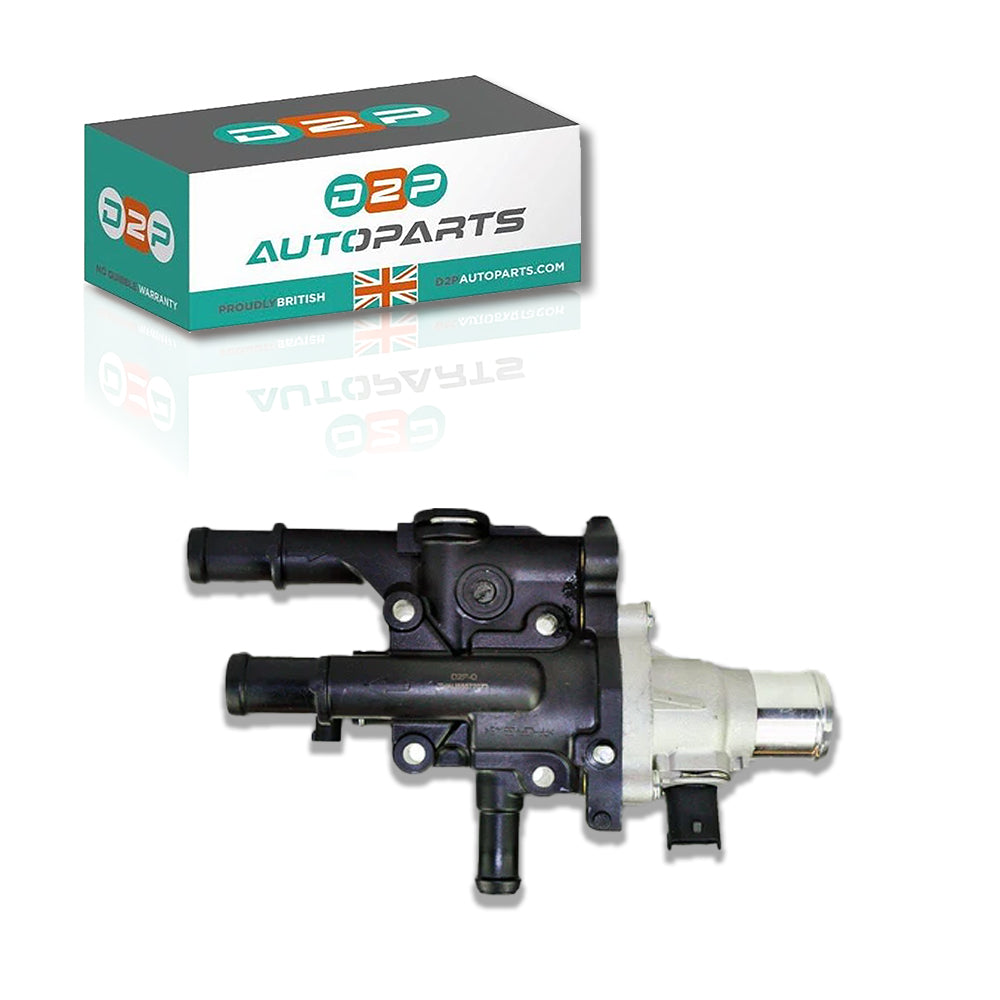 Thermostat Housing & Sensor (2 Pins) For Alfa Romeo, Chevrolet, Opel-Vauxhall, Seat, Skoda and VW