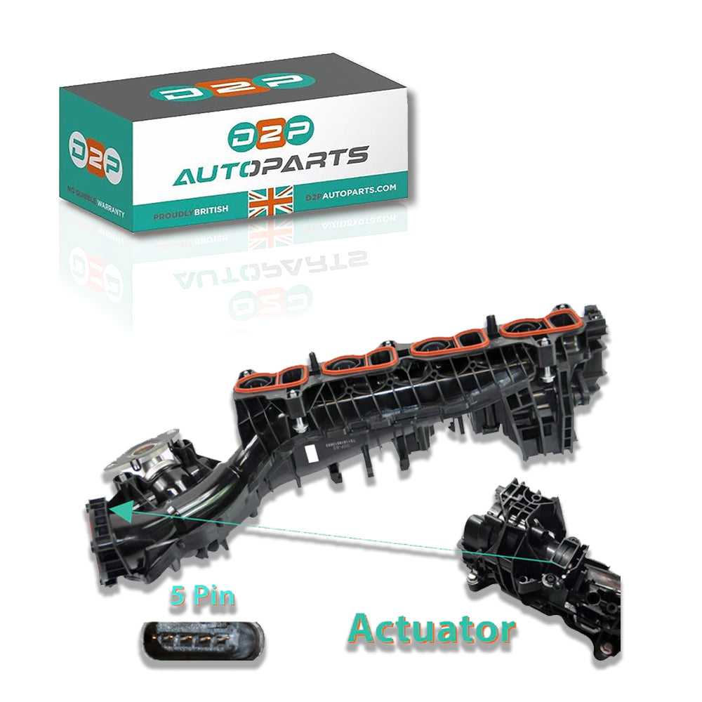 Intake Inlet Manifold With Actuator For Bmw: 2 Series, X1, X2, Mini: Mini, Mini Clubman, Mini Countryman,