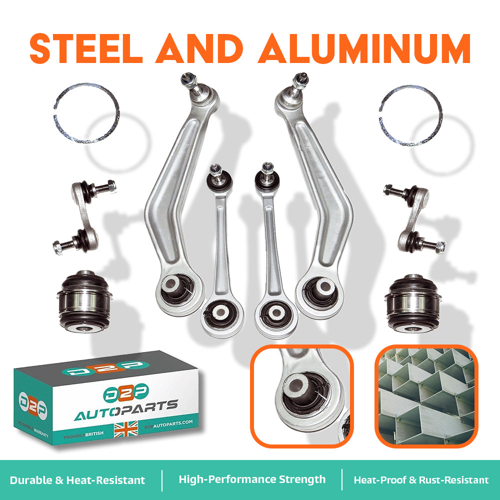 Suspension Wishbone Track Control Arms Bushes + Links Rear For BMW 5 Series E39 For BMW: 5 Series