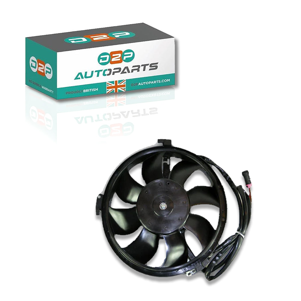 Radiator Cooling Fan & Motor (12V + 2 Pins) For Audi/Seat/Vw/Ford