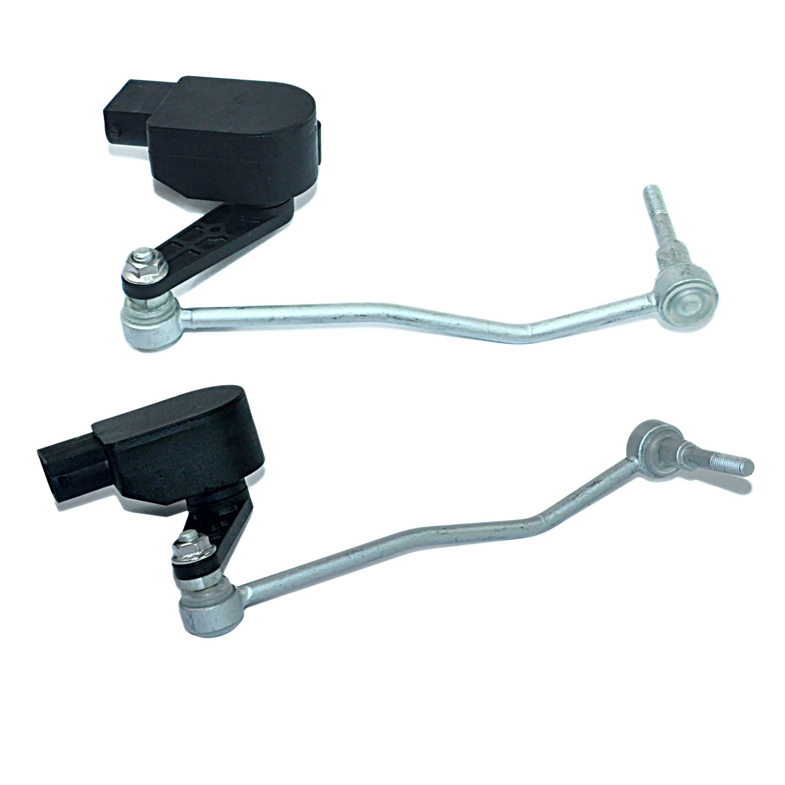 Front Suspension Ride Height Level Sensors (Pair) for Audi: A8, Q7, Bentley: Continental, Continental Flying Spur, VW: Phaeton, Touareg