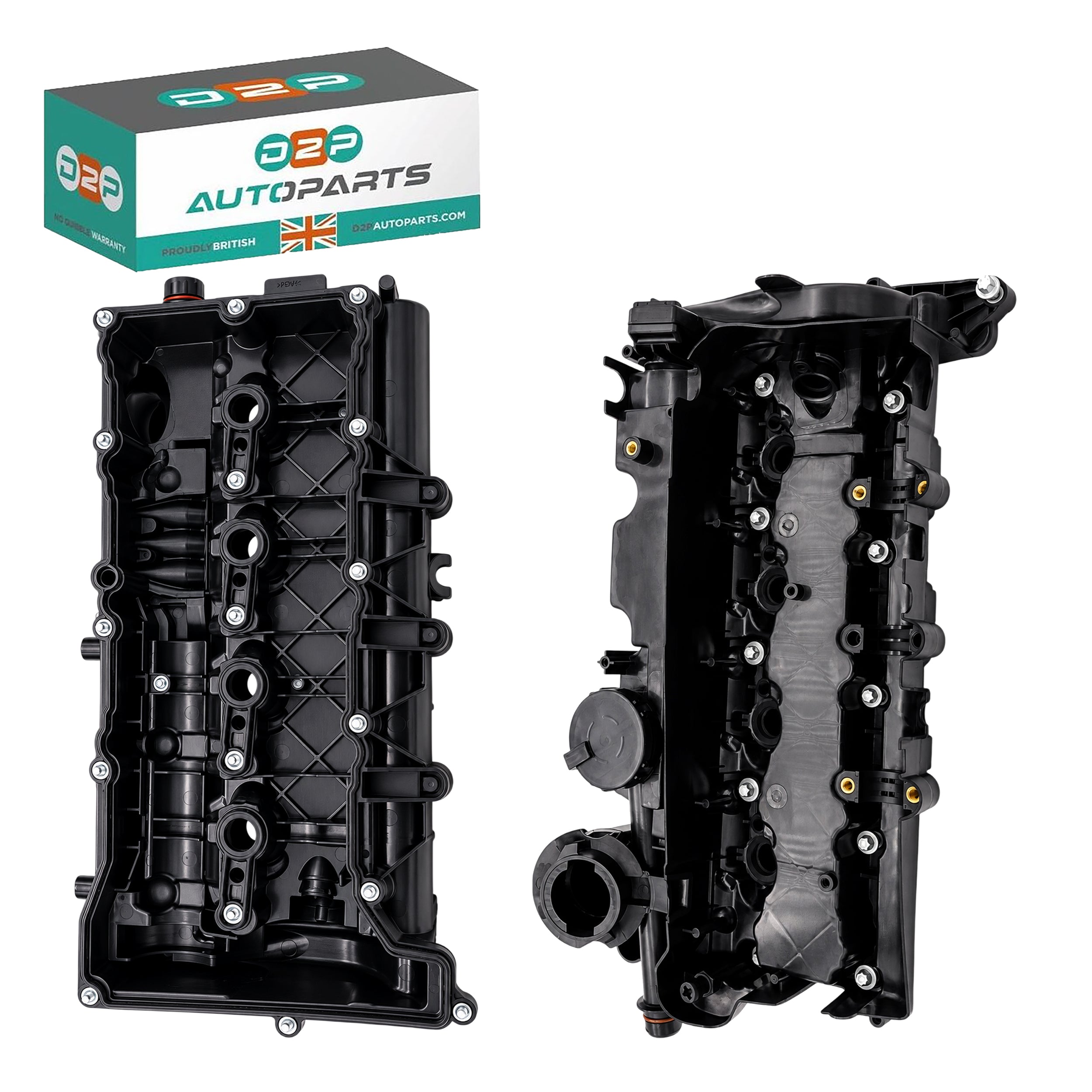 Rocker Valve Cover For Bmw 1 3 5 Series N47D20 2.0 Diesel Oem-11127797613
