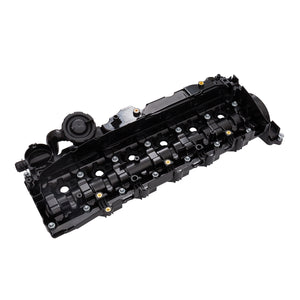 Detail shot of the part number 11127812894 stamped on the BMW valve cover