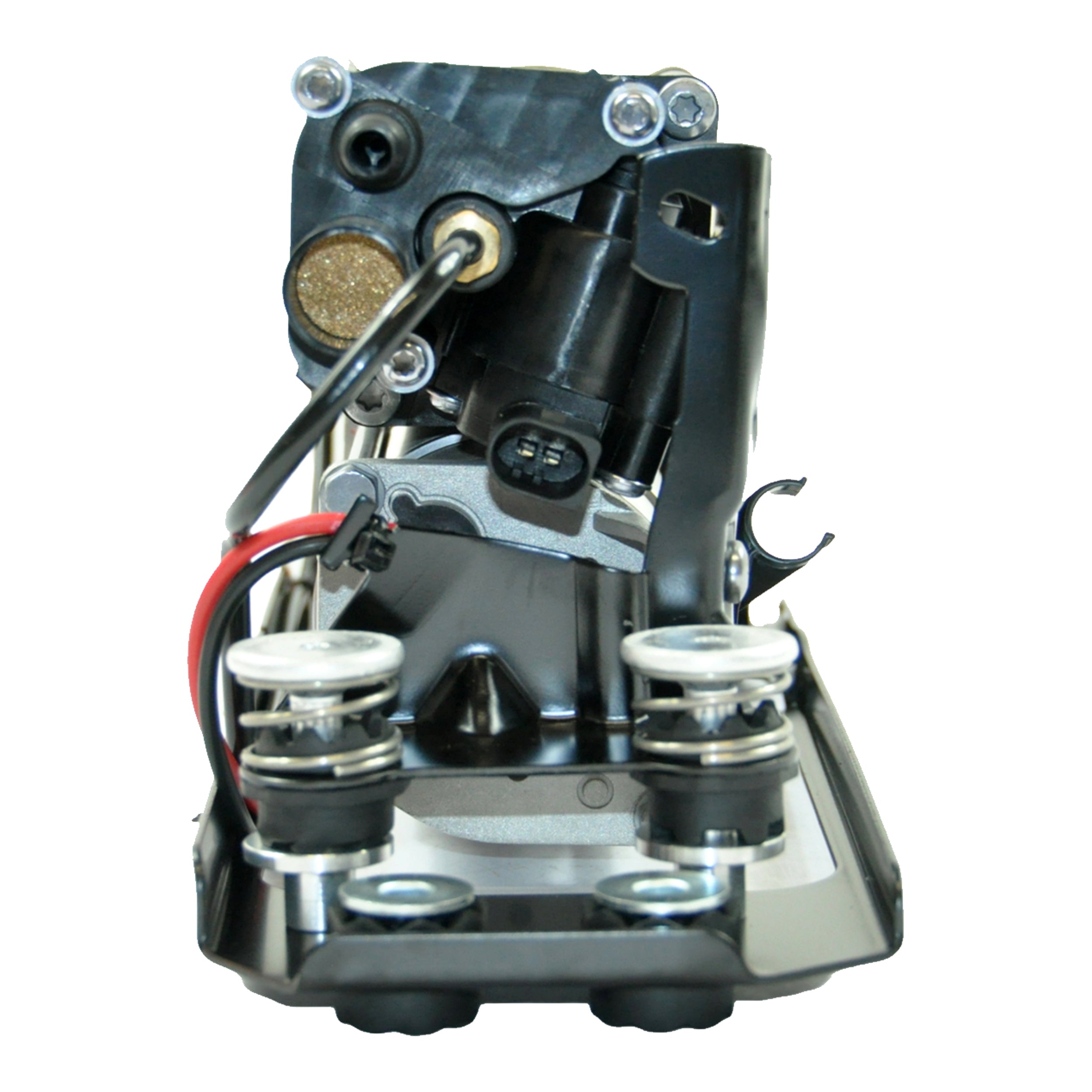 Air Suspension Compressor Pump (Bracket & Valve Block) For for BMW: 5 Series, 7 Series 37206789450