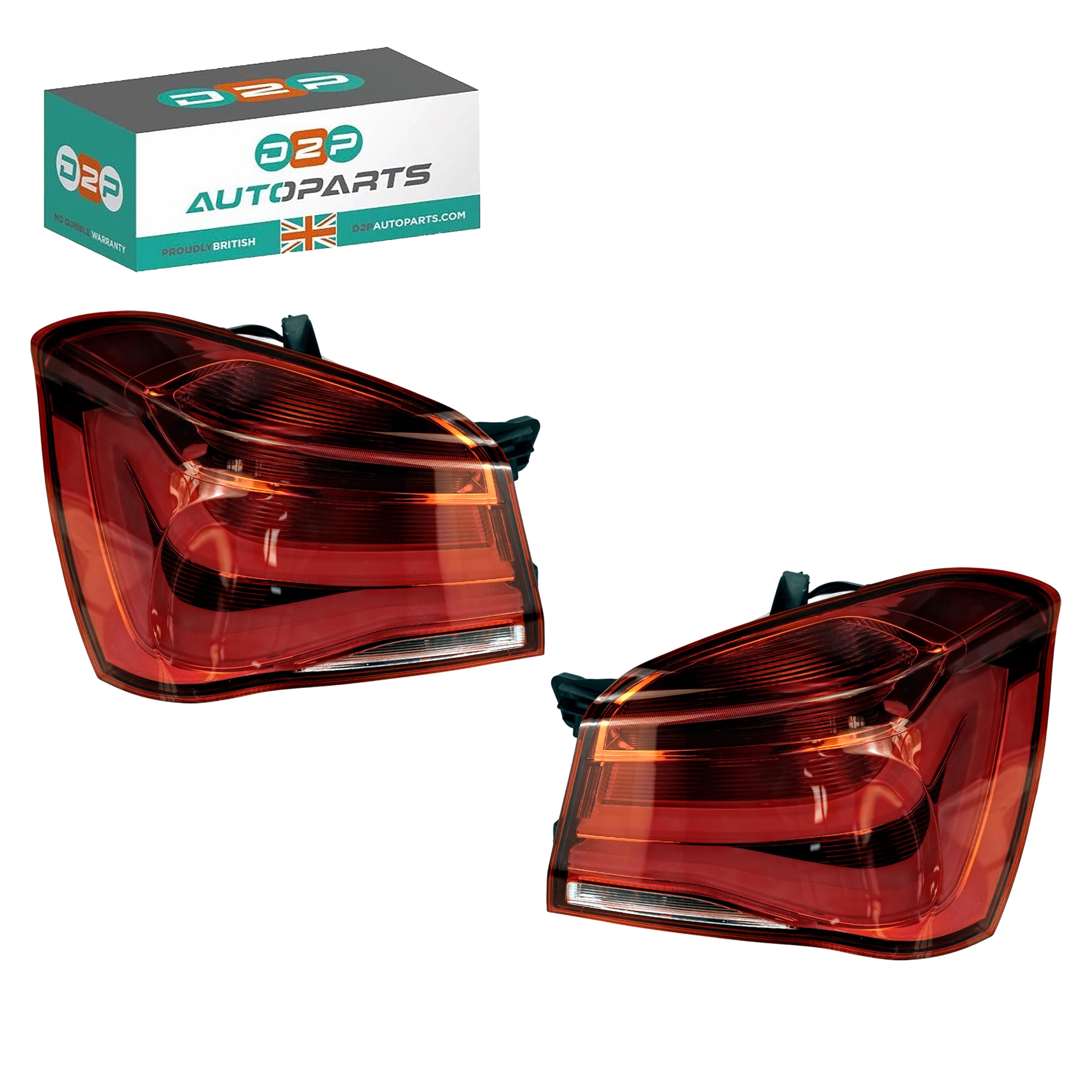 Rear Tail Light Lamps Drivers & Passenger Side For Bmw 1 Series F20 F21 E-marked