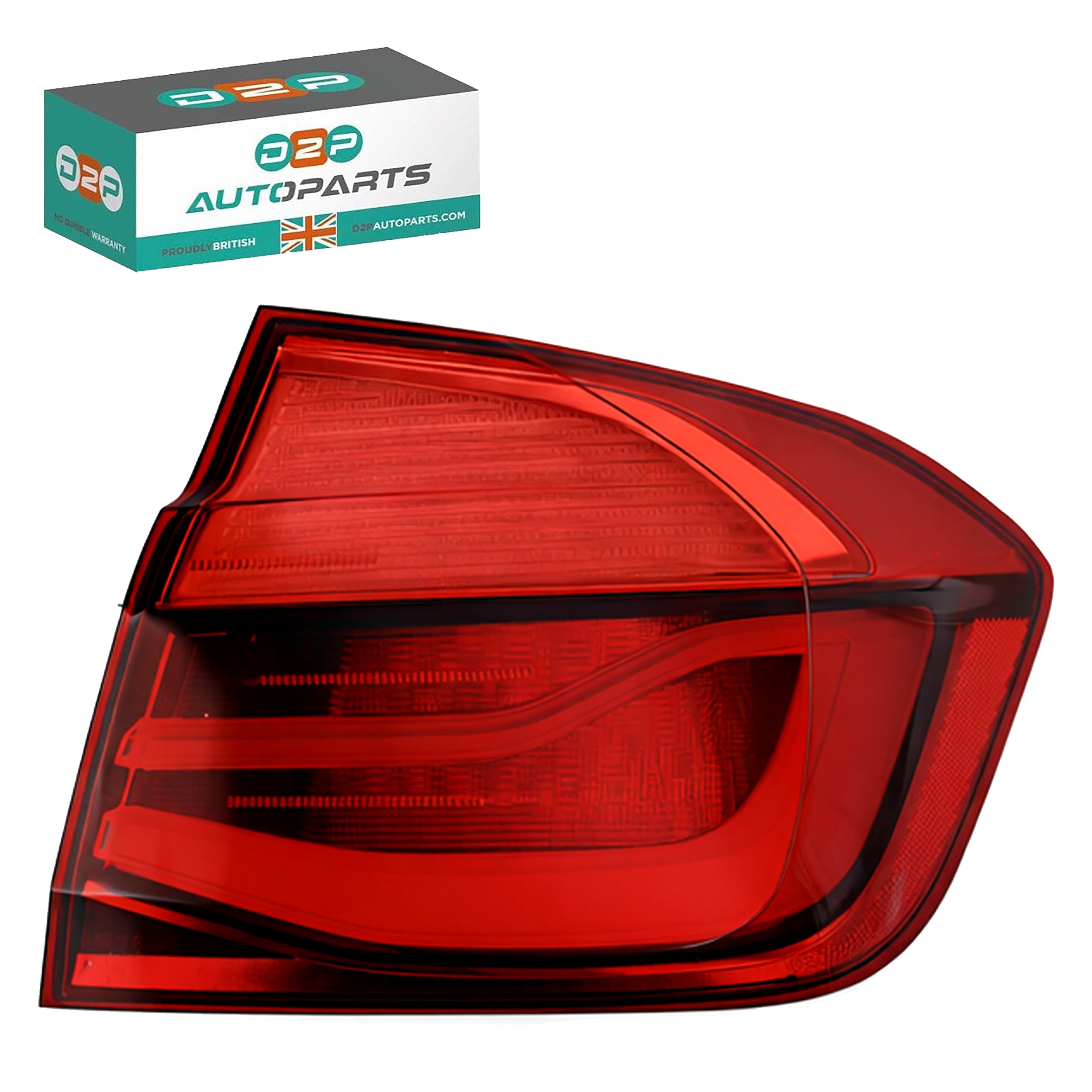 Rear Right Driver Tail Light Lamp For BMW 3 Series F30 F80 Saloon 2011-18 E-mark