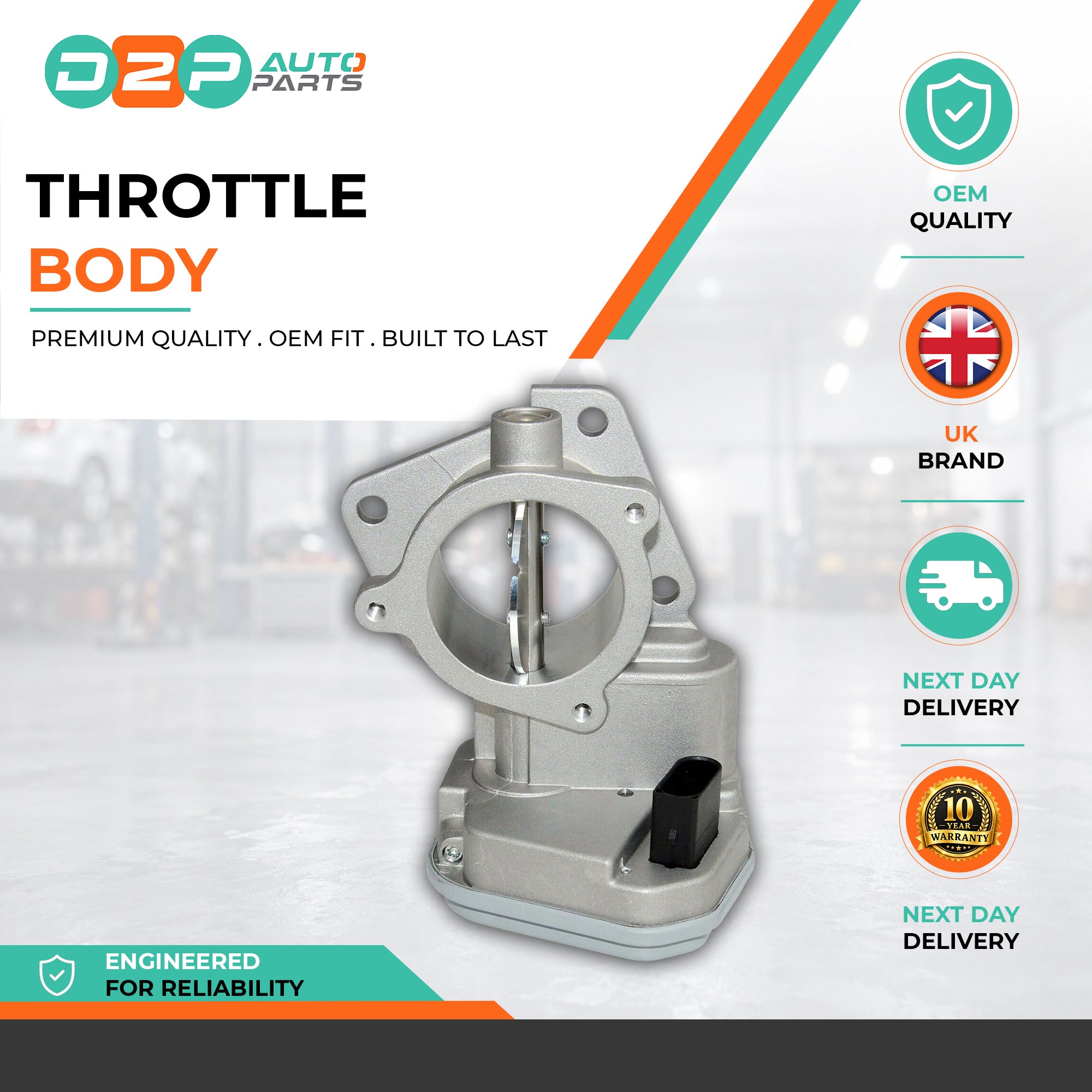 12V Throttle Body For Peugeot/Citroen/Iveco