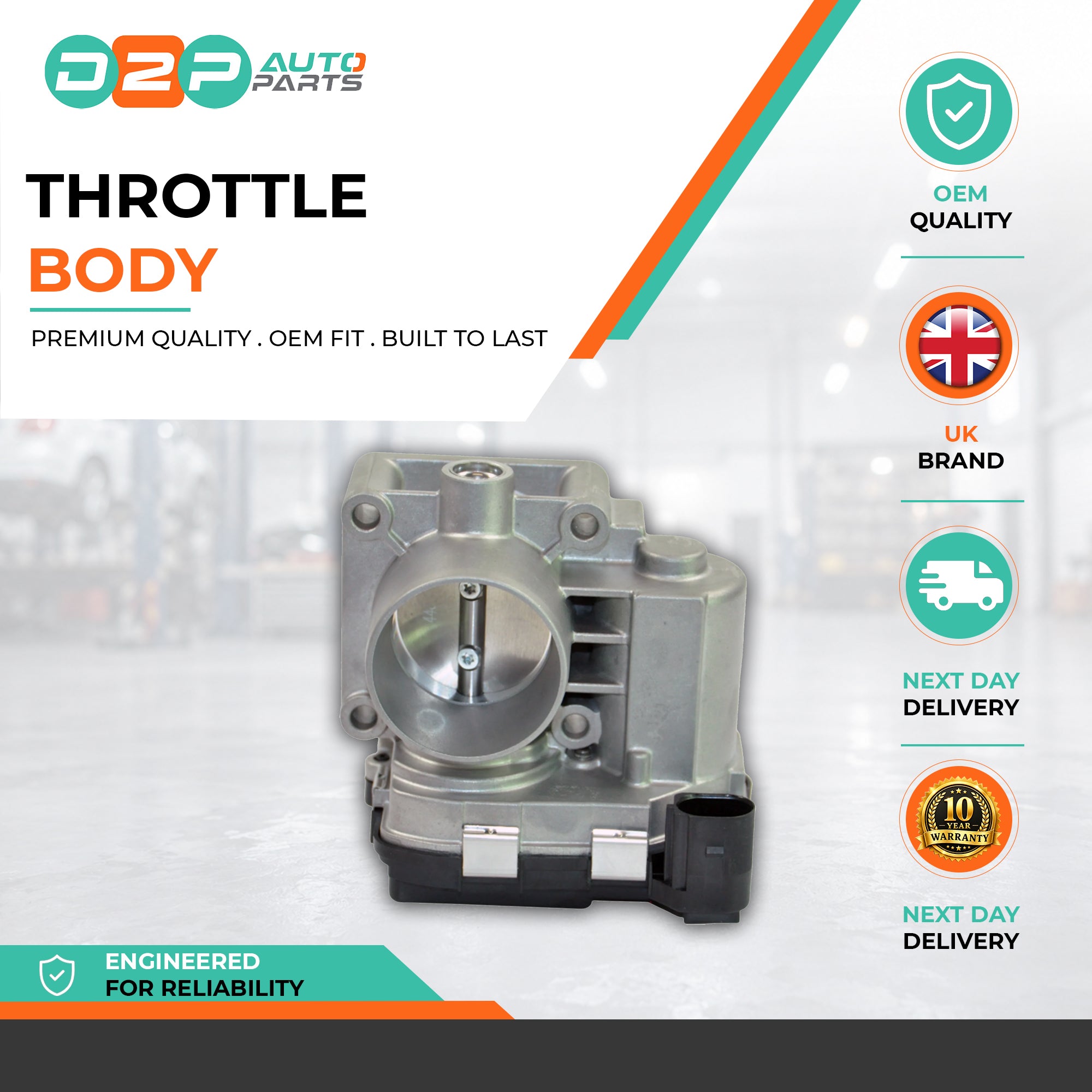 Throttle Body For Fiat: Doblo, Grande Punto, Idea, Linea, Palio, Panda, Punto Evo, Siena 77364870