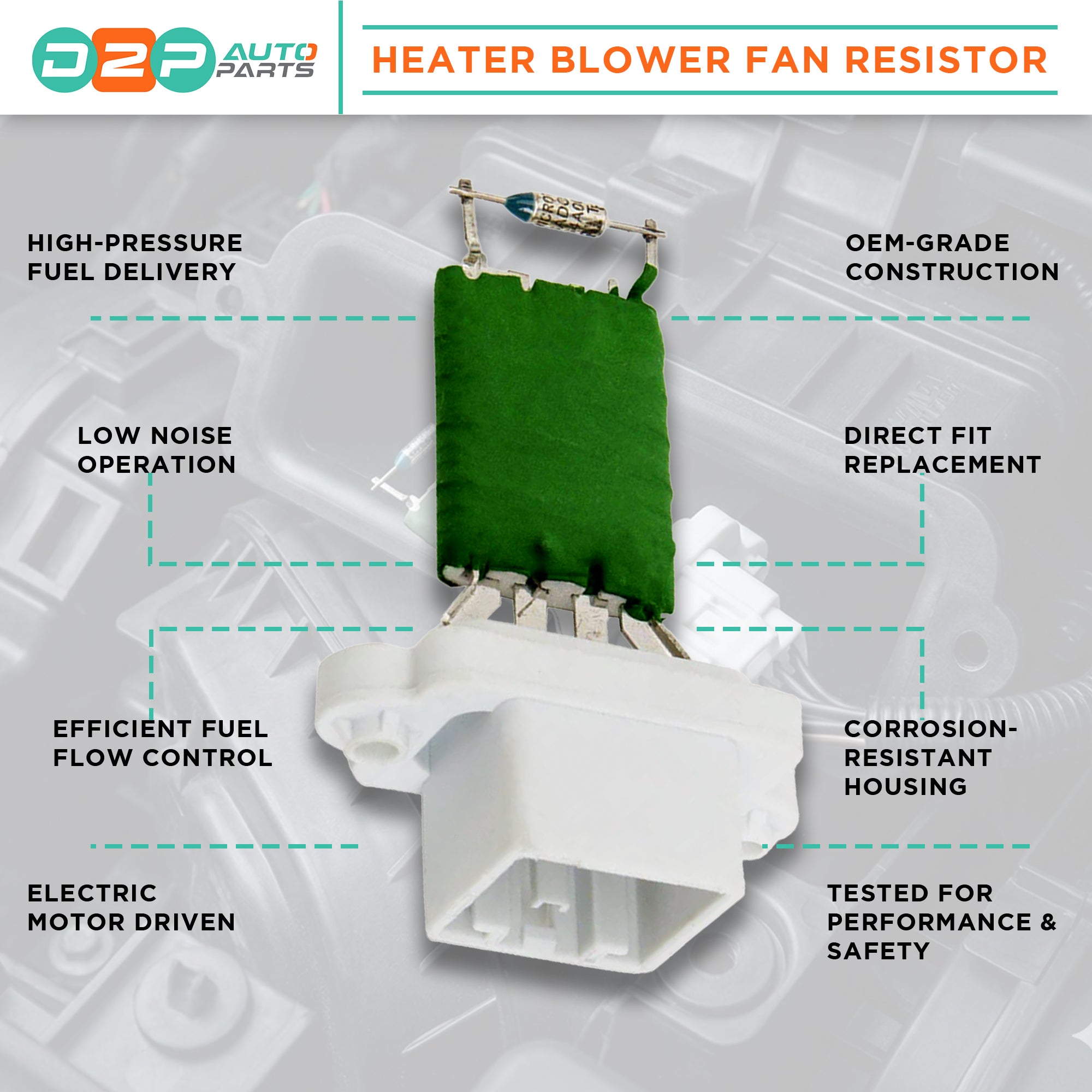 Ford blower motor resistor replacement for Fiesta Focus C-Max
