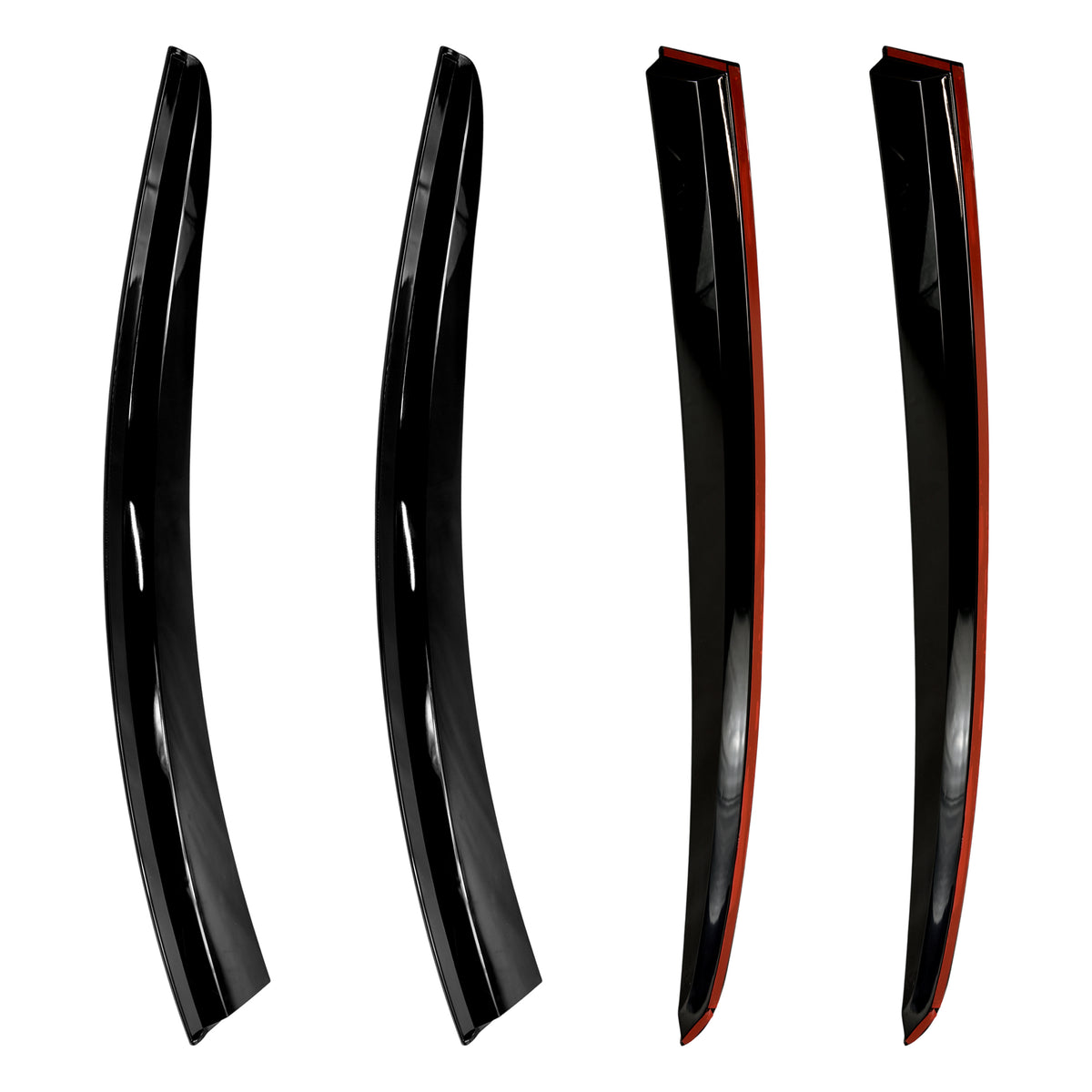 4pcs Of Front & Rear Wind Deflectors for Ford: Focus 2018- HB 5D/ SEDAN