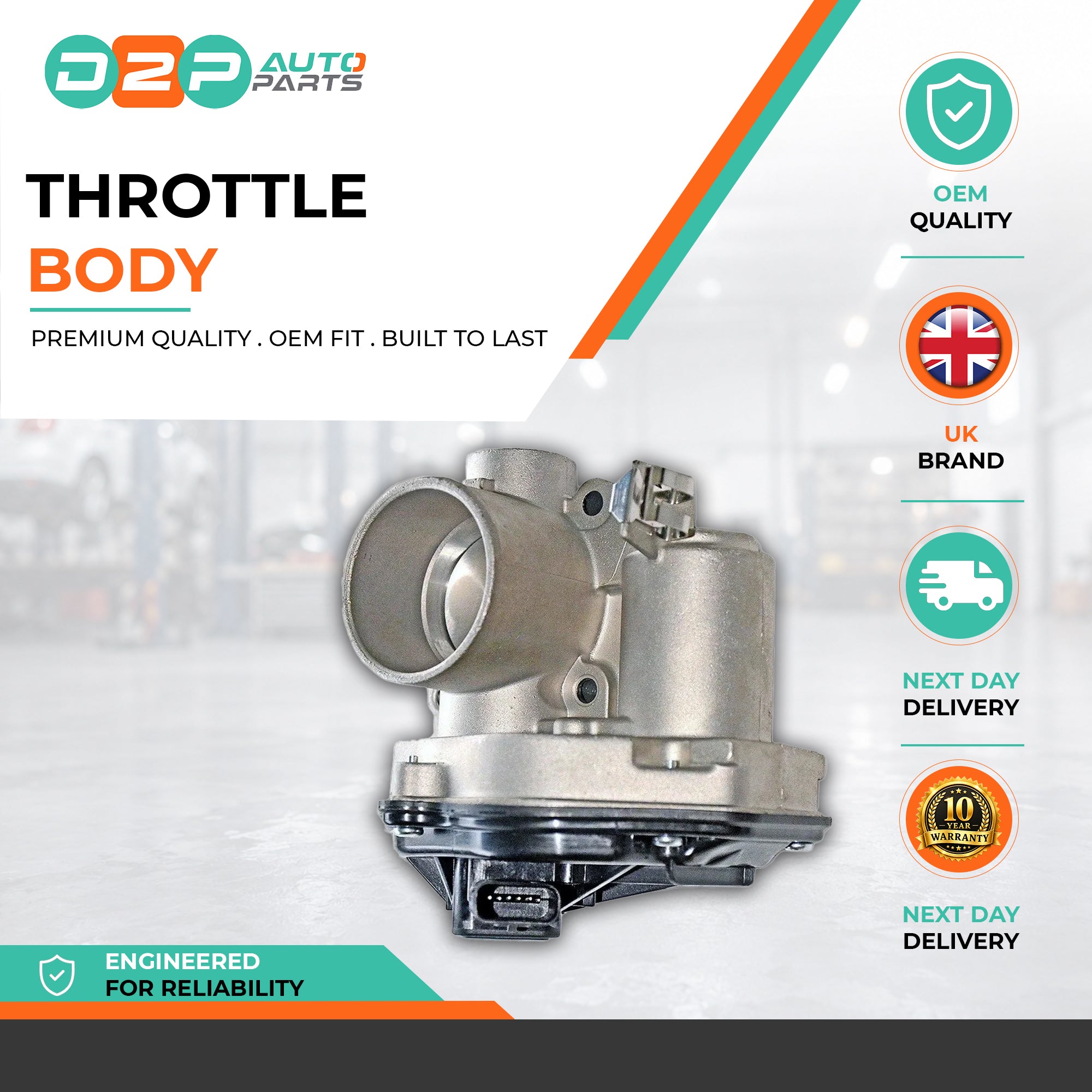 Throttle Body (6 Pins) For Ford/Volvo