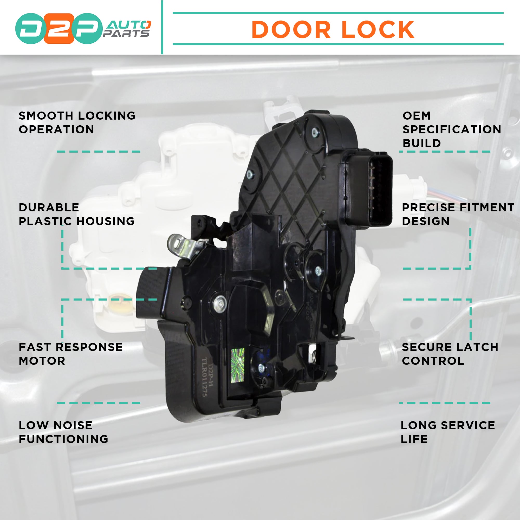 LR011275 Land Rover electric door lock actuator RF module