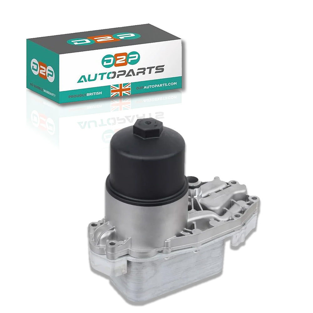 Engine Oil Cooler Filter Housing for Citroën: C5, C6, Jaguar: F-Pace, XF, XJ, Land Rover: Discovery, Range Rover, Range Rover Sport, Range Rover Velar, Peugeot: 407