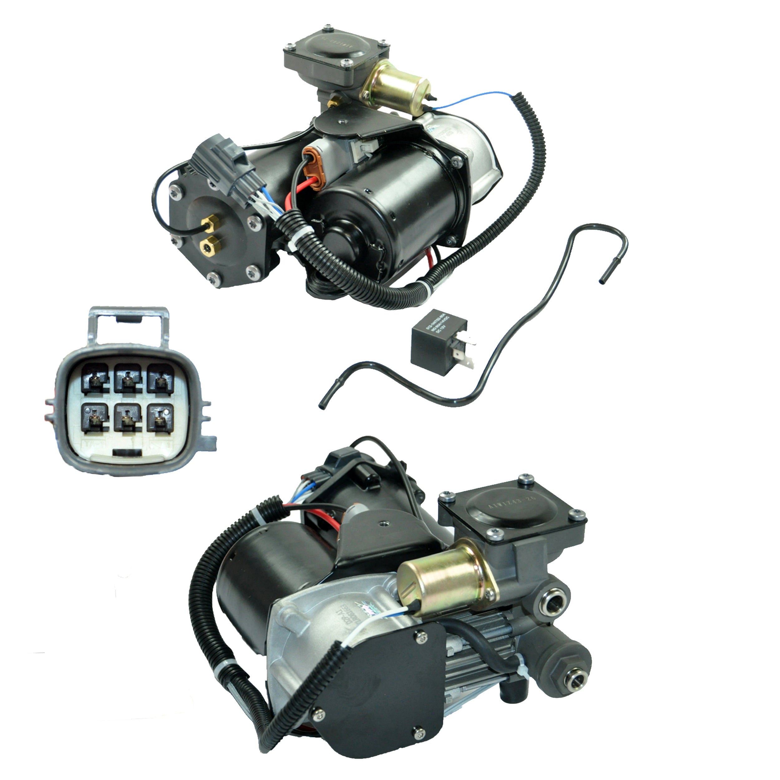 Air Suspension Compressor Pump for Land Rover Discovery, Range Rover