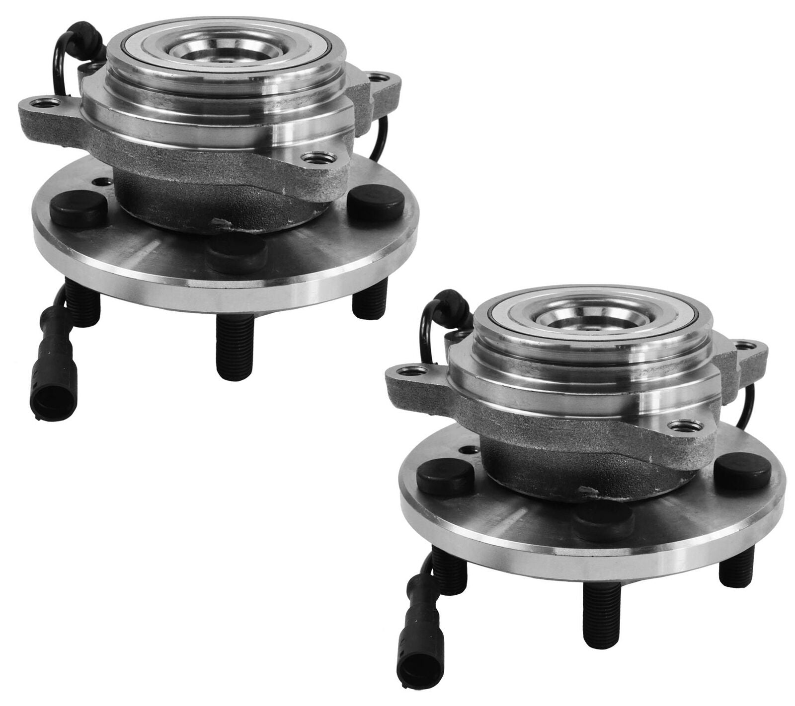 2x Wheel Bearing Hub With ABS Sensor Front For Land Rover Discovery 2 TAY100060