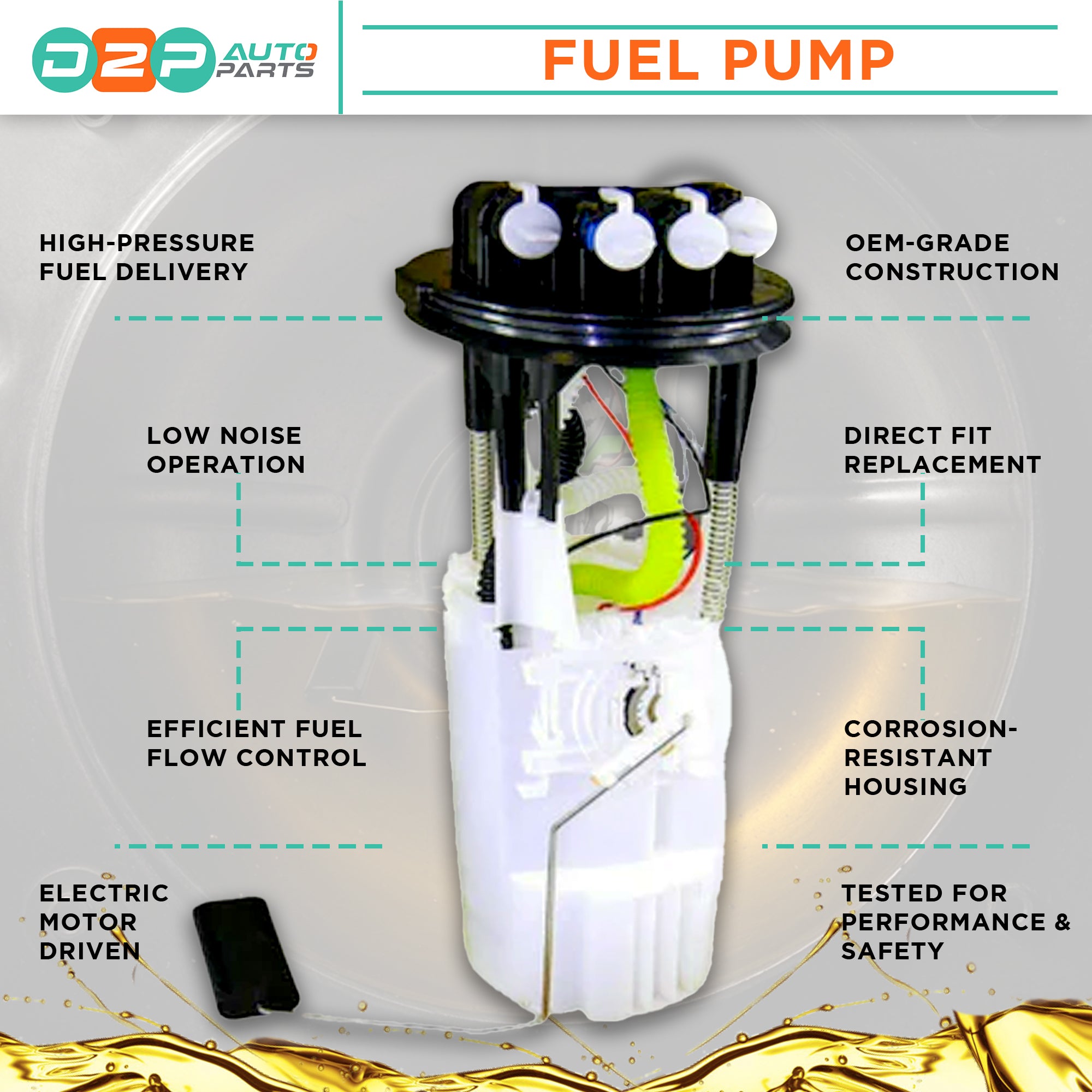 In Tank Fuel Pump + Sender Unit (Electric) For Land Rover