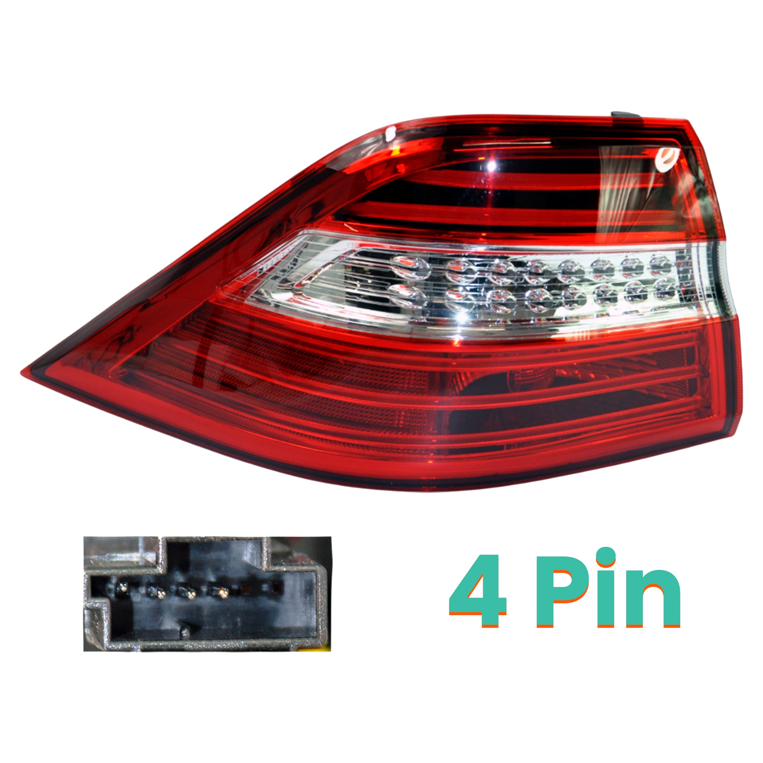Left rear LED tail light assembly for Mercedes-Benz sedan / SUV