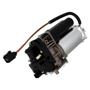 Electrical plug connector and solenoid valve unit detail on Audi air suspension pump