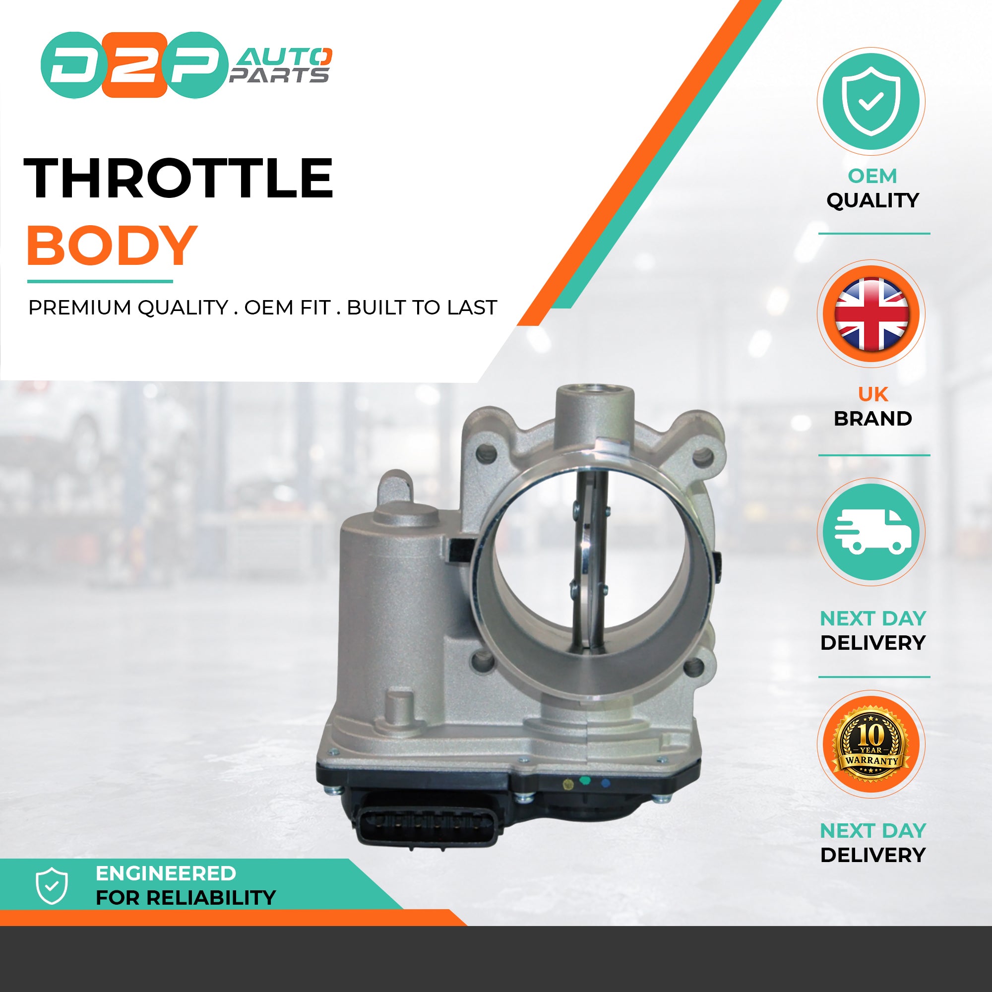 Throttle Body for Fiat: Fullback, Mitsubishi: L200 / Triton, Shogun Sport