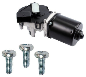 Under-hood view of front wiper motor for Nissan Qashqai